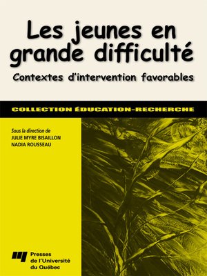 cover image of Les jeunes en grande difficulté
